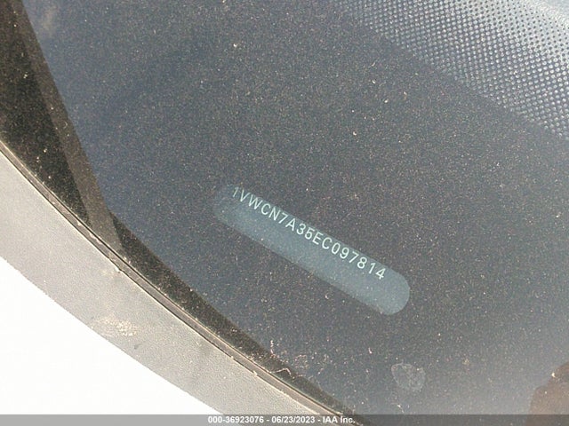 1VWCN7A35EC097814 Volkswagen Passat Tdi Sel Premium