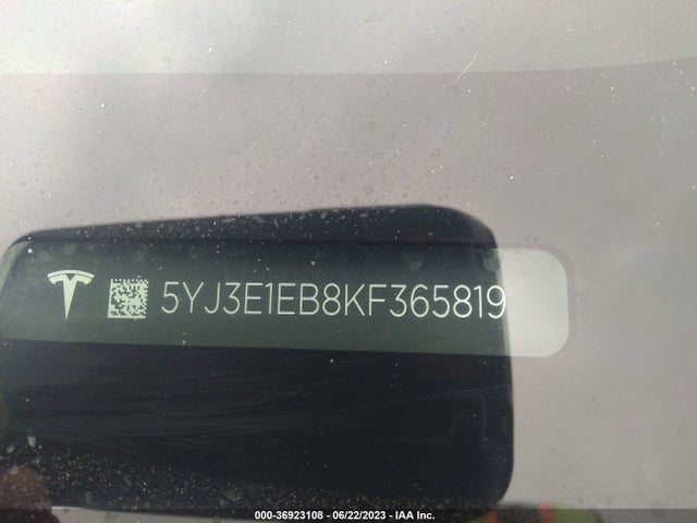 Tesla Model 3 Long Range/performance 2019 5YJ3E1EB8KF365819 Image 16
