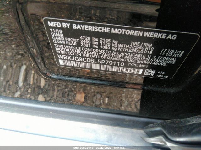 WBXJG9C06L5P79110 BMW X1 Xdrive28i