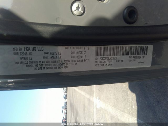 2C3CDZAG2JH318298 Dodge Challenger Sxt