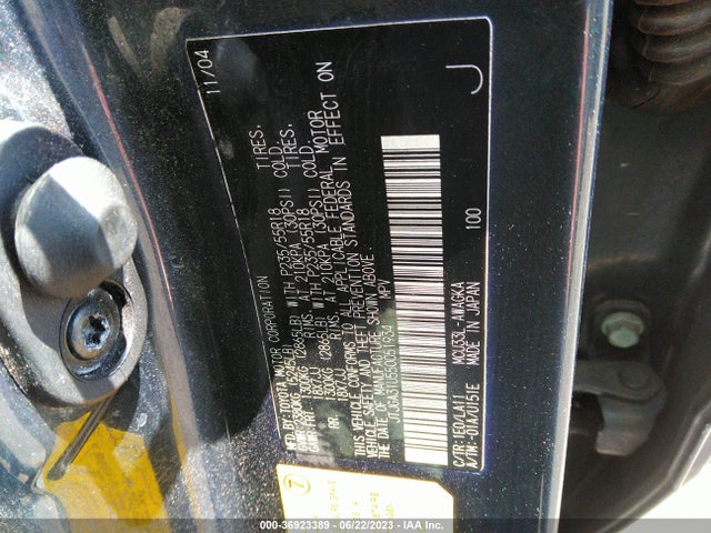 Aukcja sprzedaży 2005 Lexus Rx 330, vin: JTJGA31U550051934, numer aukcji: 36923389