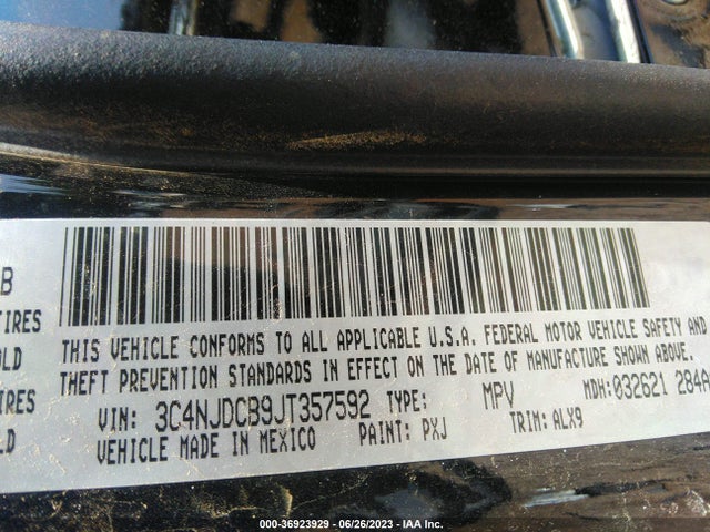 Jeep Compass Limited 2018 3C4NJDCB9JT357592 Image 9