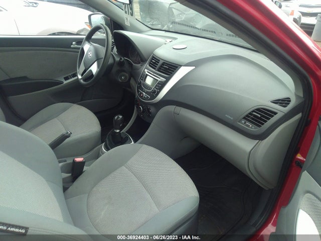 2012 HYUNDAI ACCENT GLS VIN: KMHCT4AE3CU215256