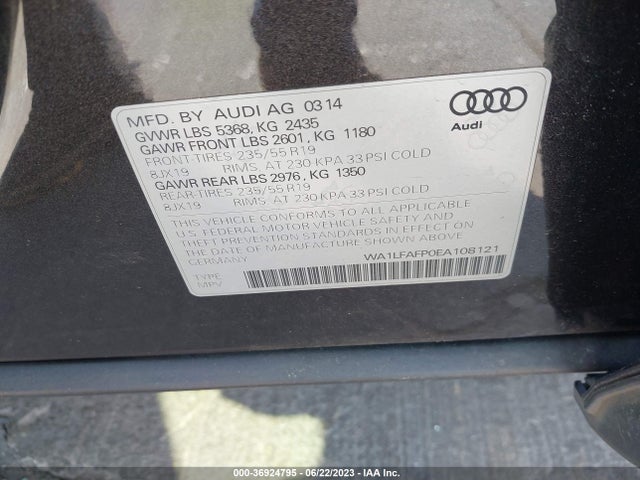 WA1LFAFP0EA108121 Audi Q5 Premium Plus