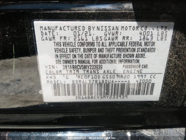 Nissan SENTRA SV 2021 3N1AB8CV5MY233939 Image 15