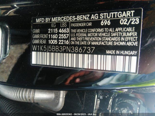 2023 MERCEDES-BENZ AMG CLA 35 W1K5J5BB3PN386737 Photo 8