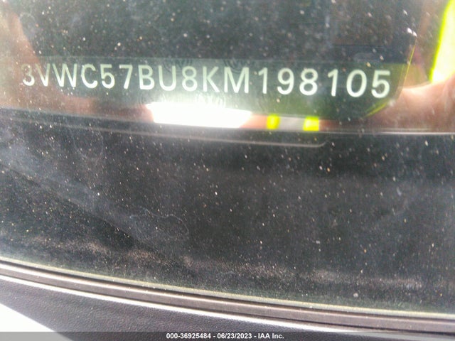 3VWC57BU8KM198105 Volkswagen Jetta S/se/r-line