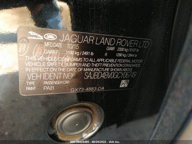 Jaguar Xf 35t Premium 2016 SAJBD4BV0GCY06749 Image 16
