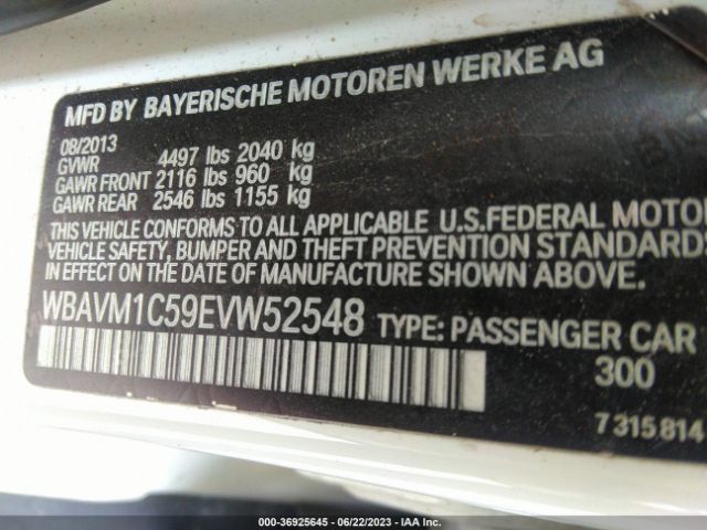 WBAVM1C59EVW52548 BMW X1 Sdrive28i