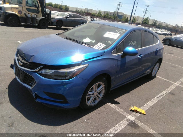2018 CHEVROLET CRUZE LT VIN: 3G1BE6SMXJS592281