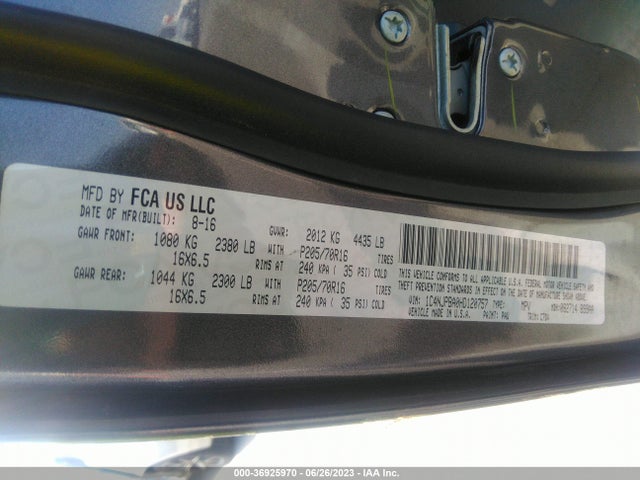1C4NJPBA0HD120757 Jeep Patriot Sport