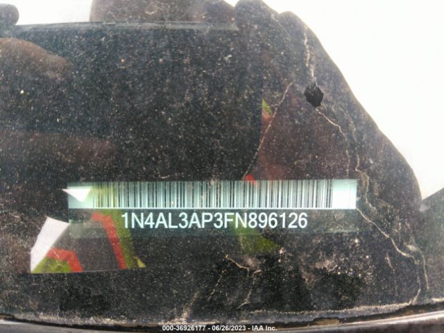 1N4AL3AP3FN896126 Nissan Altima 2.5 Sl/2.5 Sv/2.5/2.5 S