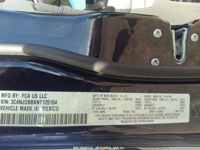 3C4NJDBBXNT125154 Jeep Compass Latitude