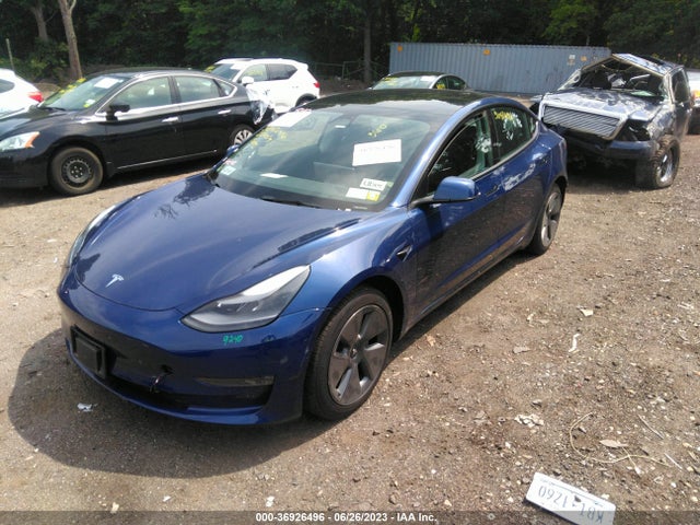 36926496 :رقم المزاد ، 5YJ3E1EBXNF288522 vin ، 2022 Tesla Model 3 Long Range مزاد بيع