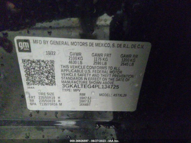 3GKALTEG4PL134725 GMC Terrain Awd Sle