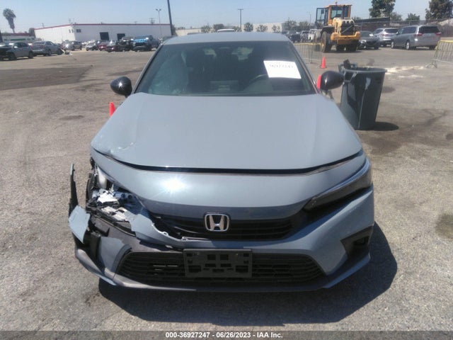 2022 HONDA CIVIC SEDAN SPORT VIN: 2HGFE2F50NH551513