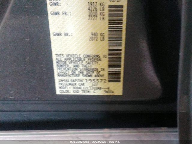 1N4AL3AP7HC195572 Nissan Altima 2.5 Sv