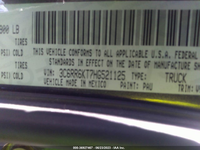 RAM 1500 Express 2017 3C6RR6KT7HG521125 Image 15