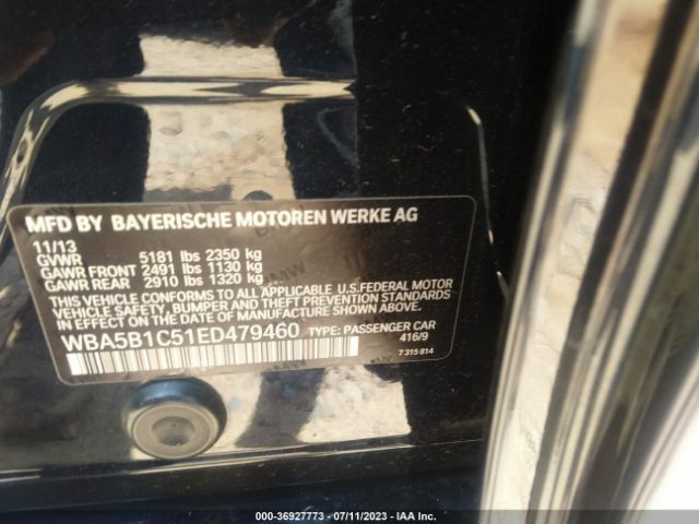WBA5B1C51ED479460 BMW 5 Series 535i