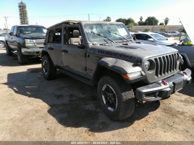 1C4JJXFMXMW731963, 2021 Jeep Wrangler Unlimited Rubicon on IAAI