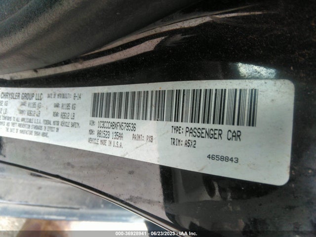 1C3CCCABXFN579536 Chrysler 200 Limited