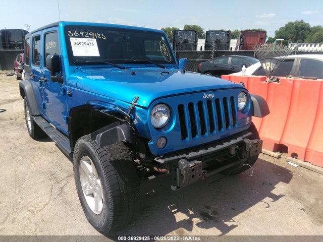 2016 JEEP WRANGLER UNLIMITED SPORT VIN: 1C4BJWDG9GL264312