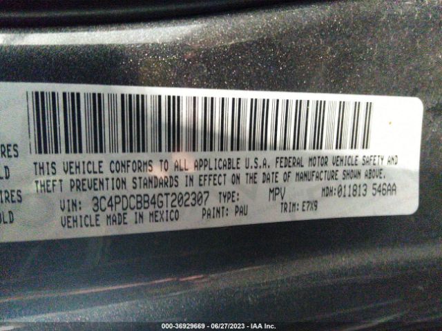 3C4PDCBB4GT202307 Dodge Journey Sxt