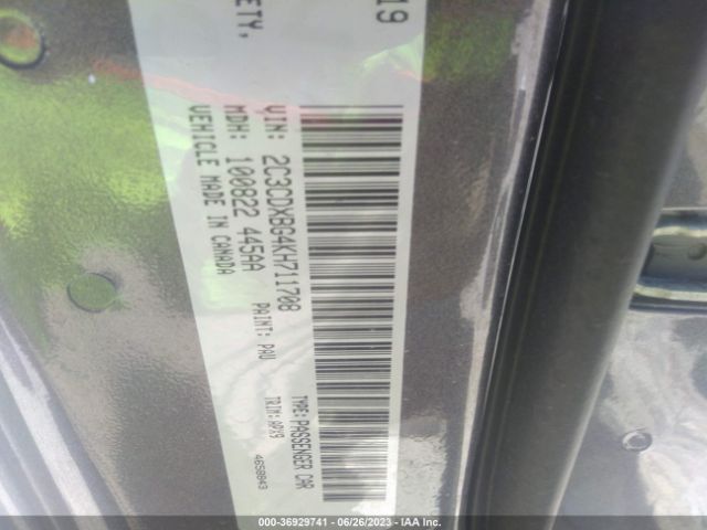 2C3CDXBG4KH711708 Dodge Charger Sxt