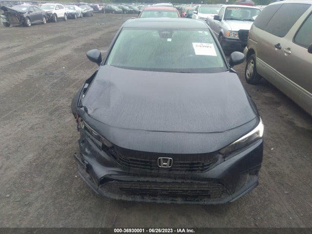2022 HONDA CIVIC SEDAN EX VIN: 2HGFE1F75NH312695