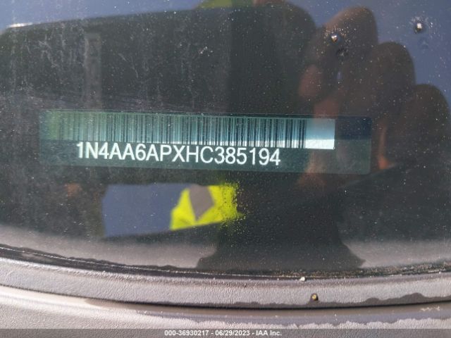 1N4AA6APXHC385194 Nissan MAXIMA SL
