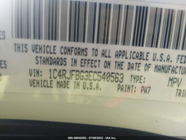1C4RJFBG3EC540563 Jeep Grand Cherokee Limited