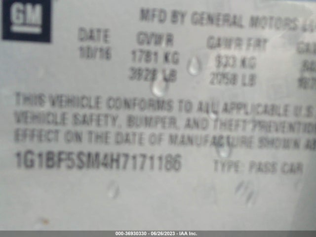 Chevrolet Cruze Premier 2017 1G1BF5SM4H7171186 Image 9