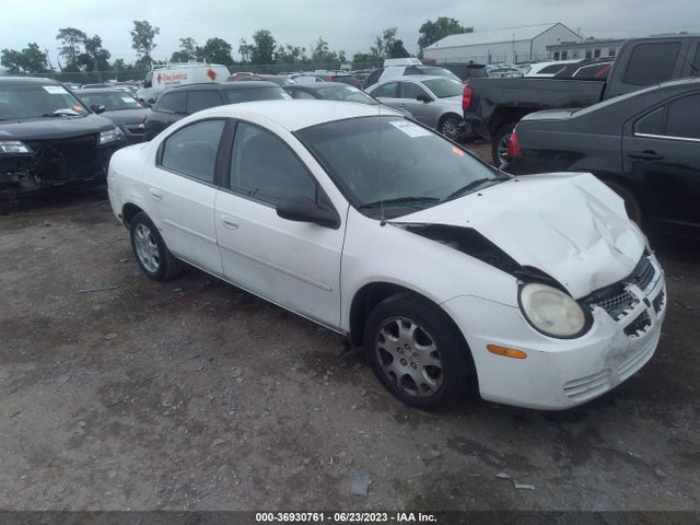 2005 DODGE NEON SXT VIN: 1B3ES56C75D128042