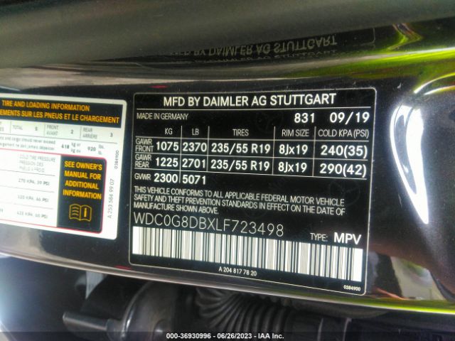 WDC0G8DBXLF723498 Mercedes-Benz Glc Glc 300