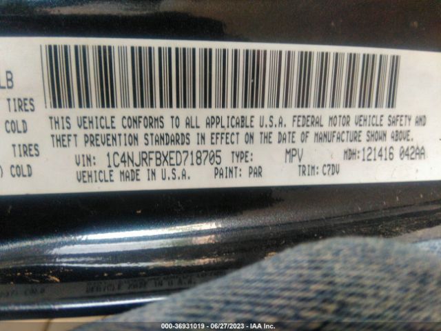 1C4NJRFBXED718705 Jeep Patriot Latitude