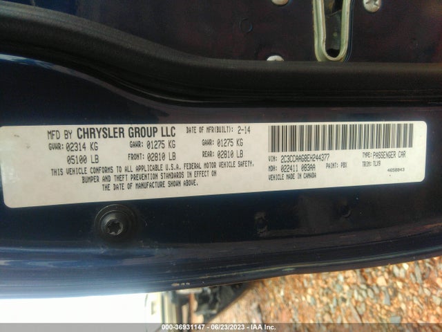 2C3CCAAG8EH244377 Chrysler 300