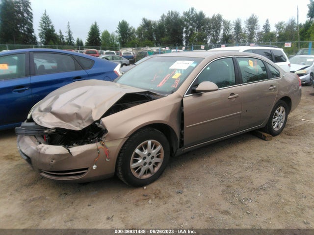 2006 CHEVROLET IMPALA POLICE PKG UNMARKED POLICE PKG 9C3 VIN: 2G1WS551569362612