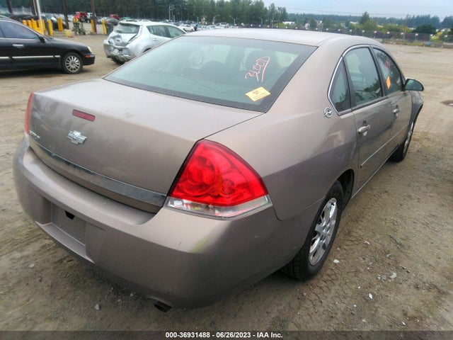 2006 CHEVROLET IMPALA POLICE PKG UNMARKED POLICE PKG 9C3 VIN: 2G1WS551569362612