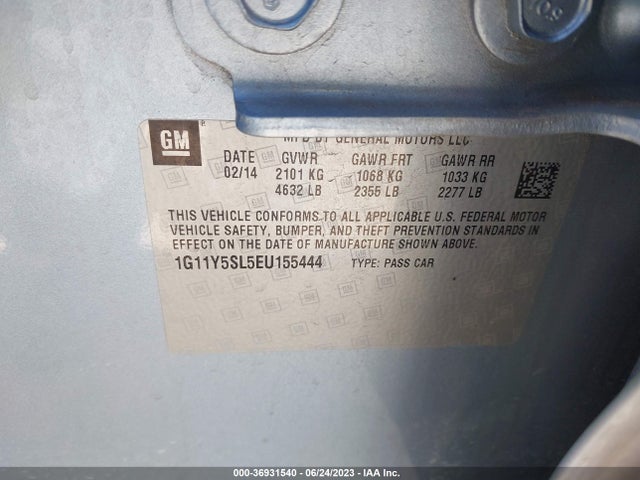 Chevrolet IMPALA LS 2014 1G11Y5SL5EU155444 Image 10