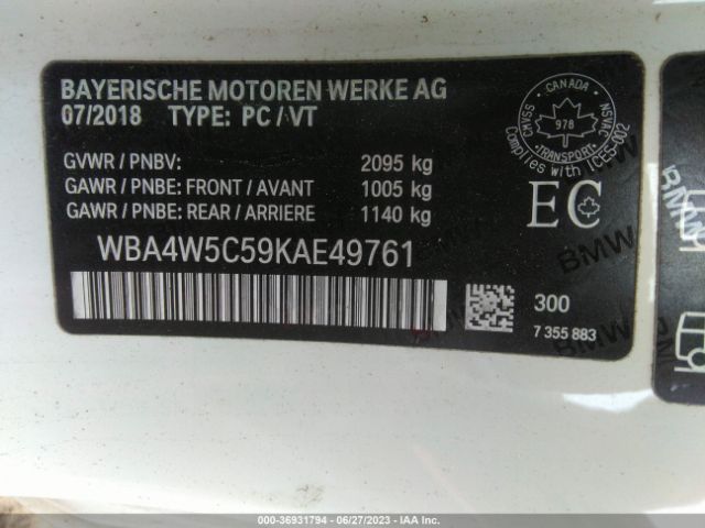 WBA4W5C59KAE49761 BMW 4 Series 430i Xdrive
