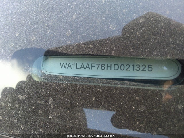 WA1LAAF76HD021325 Audi Q7 Premium Plus
