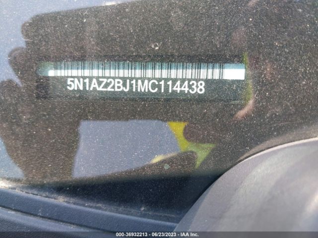 5N1AZ2BJ1MC114438 Nissan MURANO SV