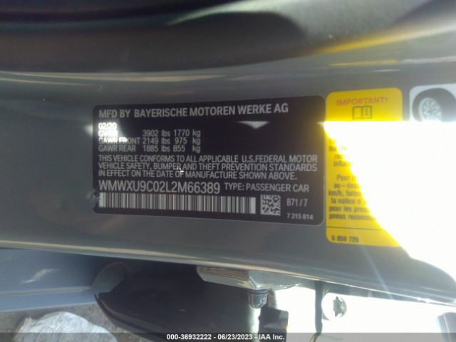 WMWXU9C02L2M66389 Mini Hardtop 4 Door Cooper S