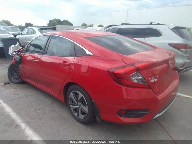 Honda Civic Sedan Lx 2019 2HGFC2F67KH553334 Image 3