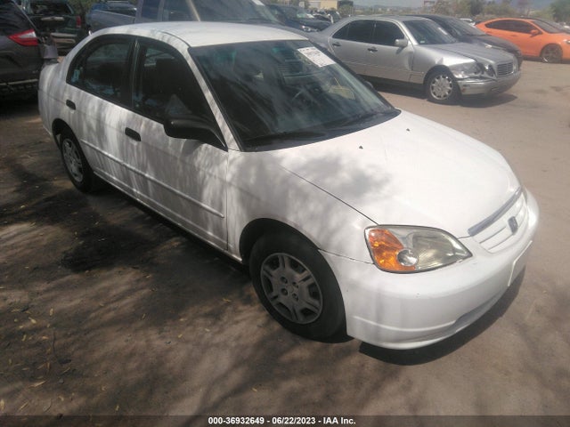 2001 HONDA CIVIC LX VIN: JHMES16561S010920