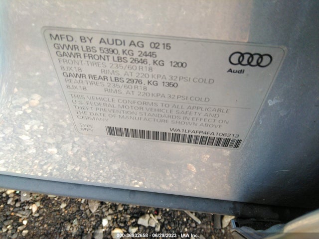 WA1LFAFP4FA106213 Audi Q5 Premium Plus