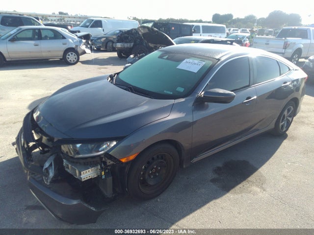 Honda Civic Sedan Lx 2019 2HGFC2F66KH596692 Image 2