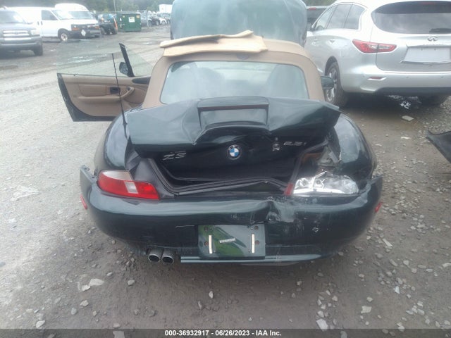 2002 BMW Z3 2.5I VIN: 4USCN33472LK51978