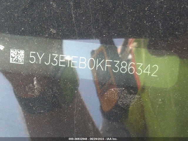Tesla Model 3 Long Range/performance 2019 5YJ3E1EB0KF386342 Image 9