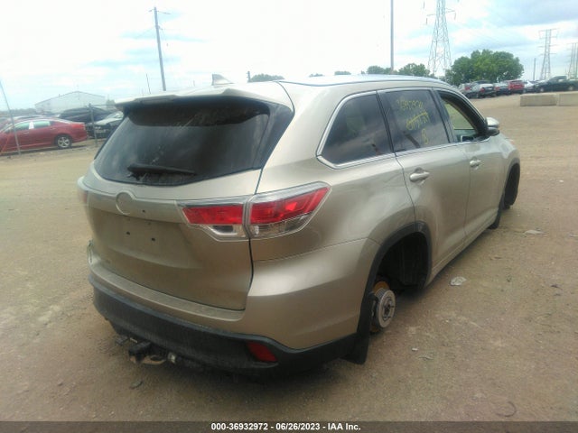 Aukcja sprzedaży 2014 Toyota Highlander Xle, vin: 5TDJKRFH8ES015124, numer aukcji: 36932972